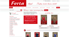 Desktop Screenshot of forta-sklep.pl