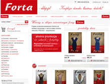 Tablet Screenshot of forta-sklep.pl